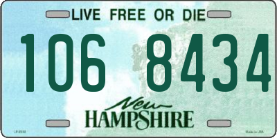 NH license plate 1068434