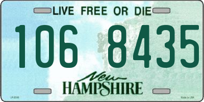 NH license plate 1068435