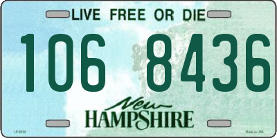 NH license plate 1068436