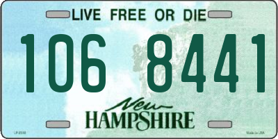 NH license plate 1068441