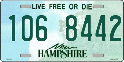 NH license plate 1068442