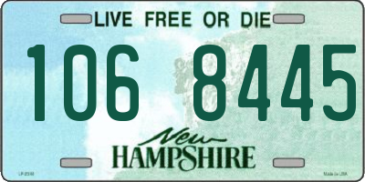 NH license plate 1068445