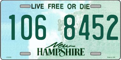 NH license plate 1068452