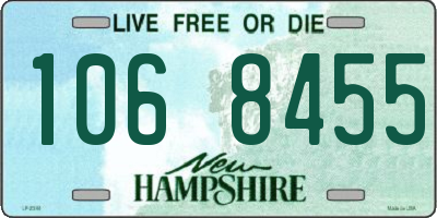 NH license plate 1068455