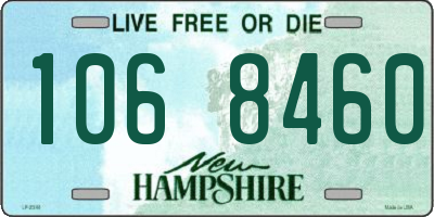 NH license plate 1068460