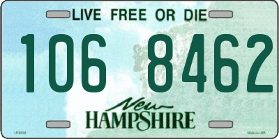NH license plate 1068462