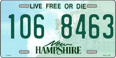 NH license plate 1068463