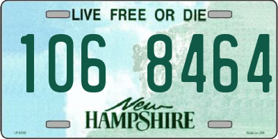 NH license plate 1068464