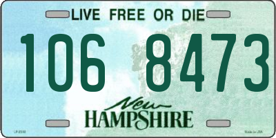 NH license plate 1068473
