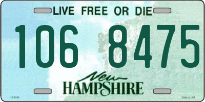 NH license plate 1068475