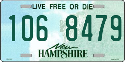 NH license plate 1068479