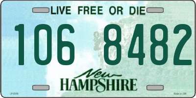 NH license plate 1068482