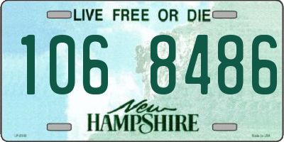 NH license plate 1068486