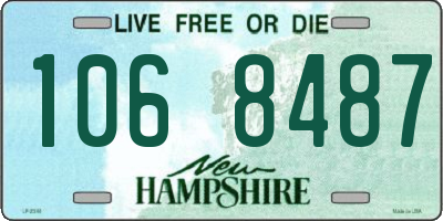 NH license plate 1068487