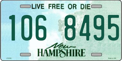 NH license plate 1068495