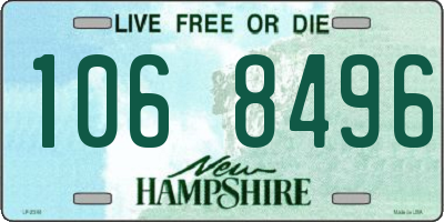 NH license plate 1068496