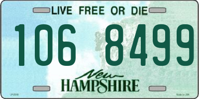 NH license plate 1068499
