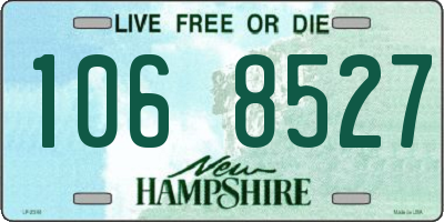 NH license plate 1068527