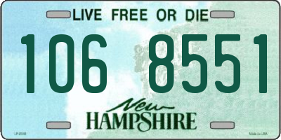 NH license plate 1068551