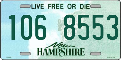 NH license plate 1068553