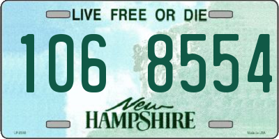 NH license plate 1068554