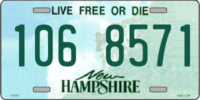 NH license plate 1068571