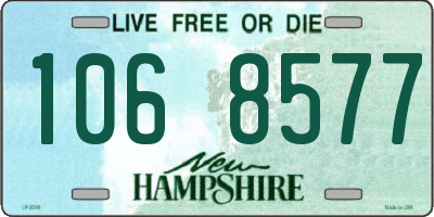 NH license plate 1068577