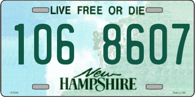 NH license plate 1068607