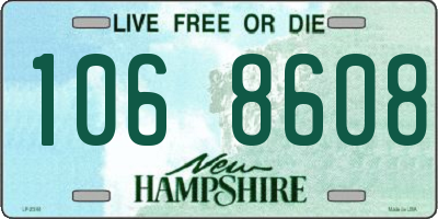 NH license plate 1068608