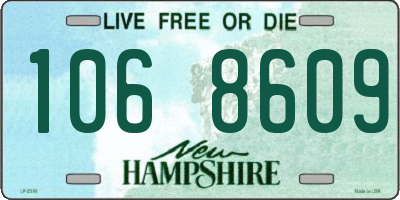 NH license plate 1068609