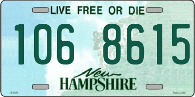 NH license plate 1068615