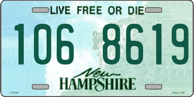 NH license plate 1068619