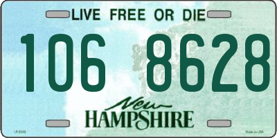 NH license plate 1068628