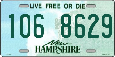NH license plate 1068629