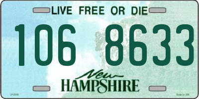 NH license plate 1068633