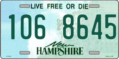 NH license plate 1068645