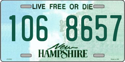 NH license plate 1068657