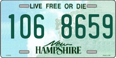 NH license plate 1068659