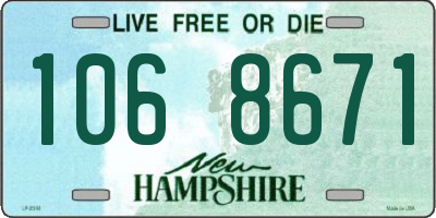 NH license plate 1068671