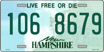 NH license plate 1068679