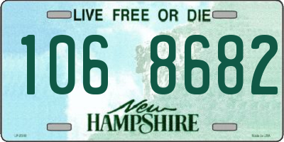 NH license plate 1068682