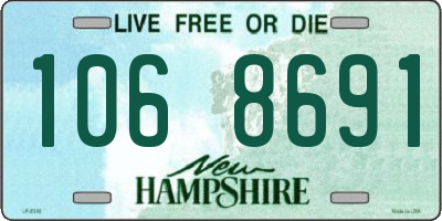 NH license plate 1068691