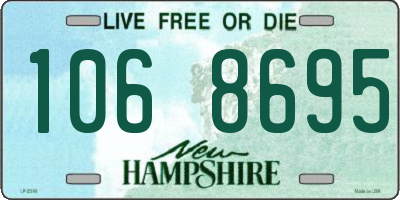 NH license plate 1068695