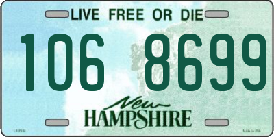 NH license plate 1068699