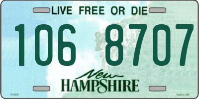 NH license plate 1068707