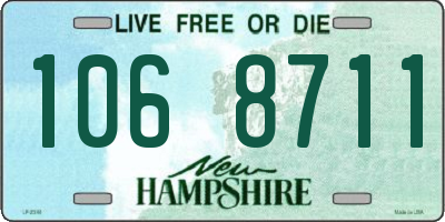 NH license plate 1068711