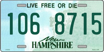 NH license plate 1068715