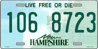 NH license plate 1068723