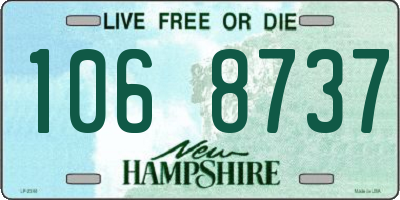NH license plate 1068737
