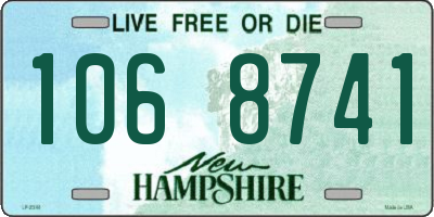 NH license plate 1068741